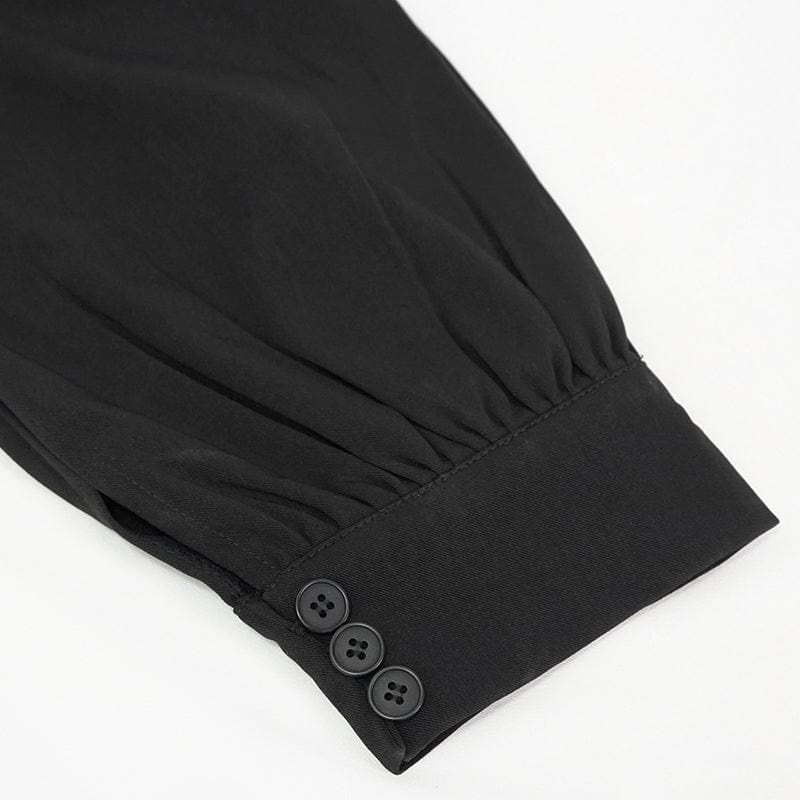 Women's Punk Strappy Big-pocket Jogger Pants - Image 7