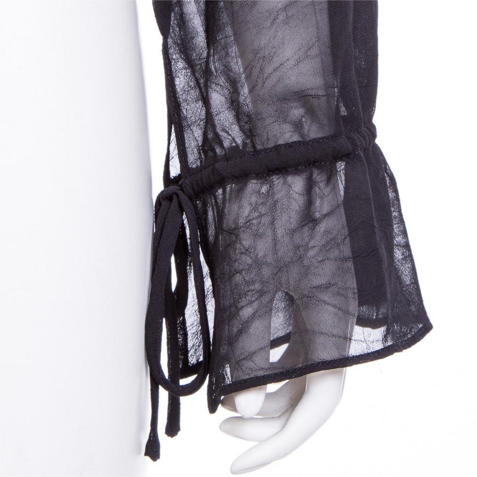 Women's Gothic Plunging Ruffled Lace Shirt - Image 7