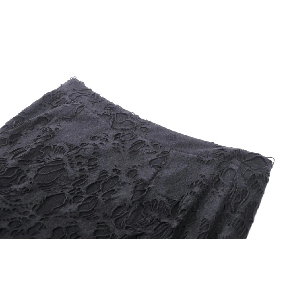 Women's Punk Strappy Ripped Split Skirt - Image 13