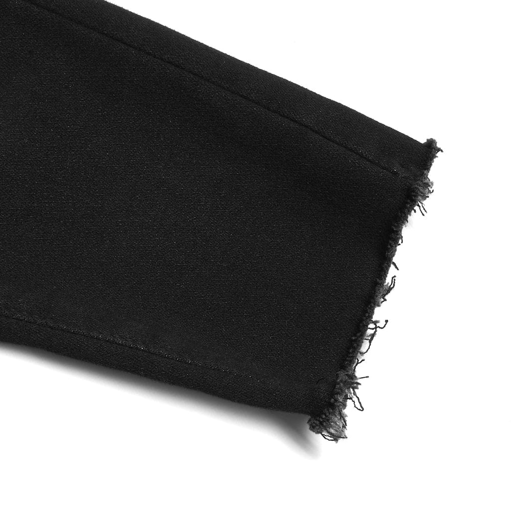 Women's Punk Straps Skinny Jeans - Image 7