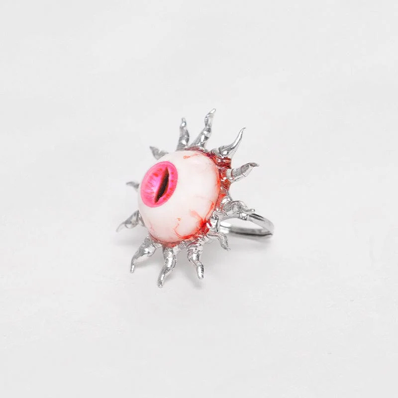 Women's Punk Sunflower Eyeball Ring - Image 8