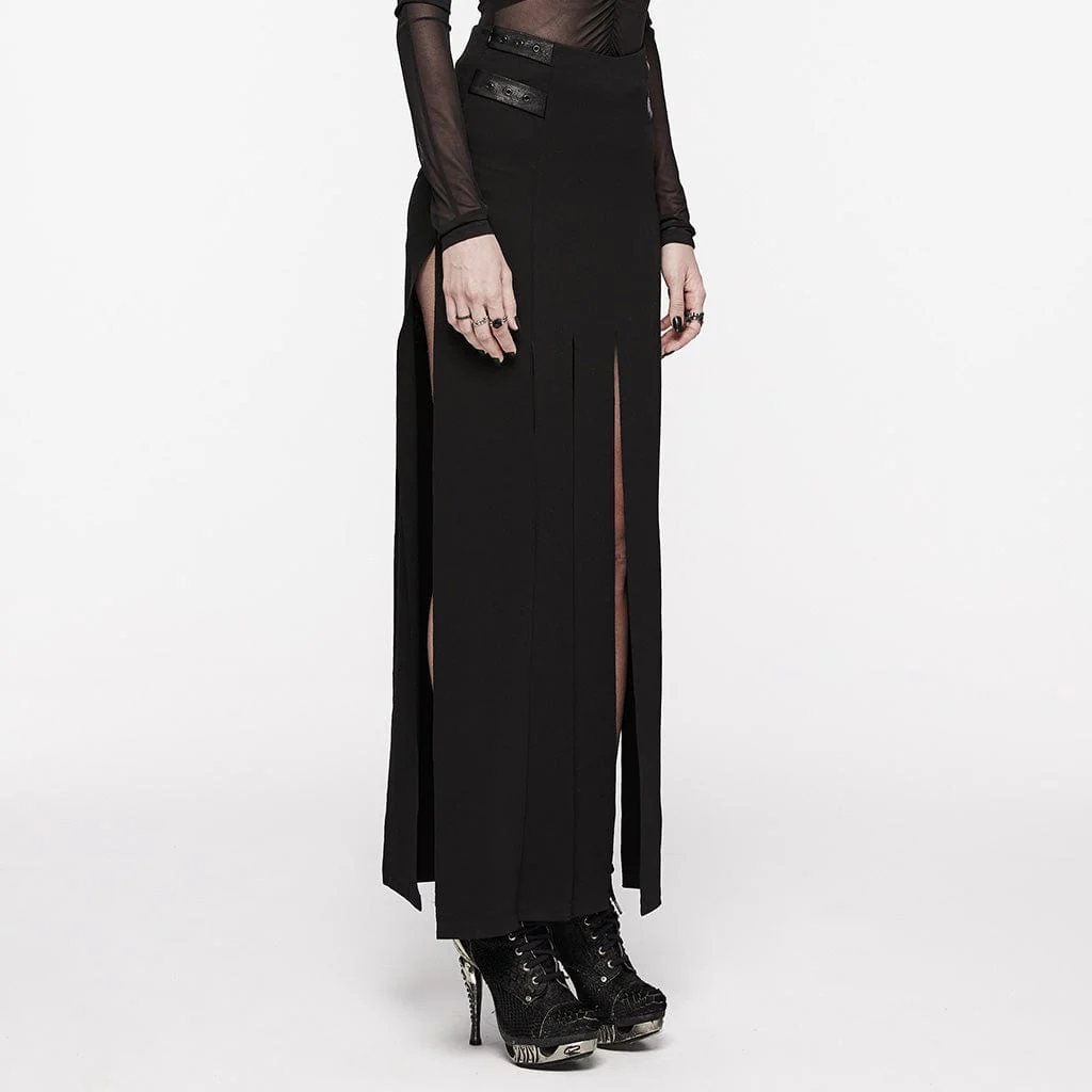 Women's Punk Tassel High-waisted Skirt - Image 2