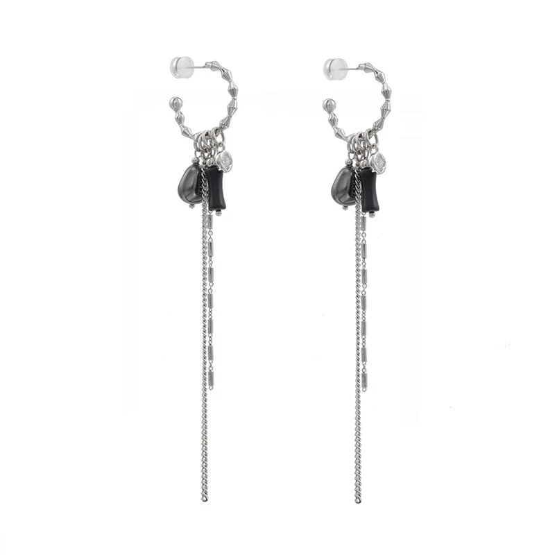 Women's Punk Tassels Detachable Earrings - Image 3