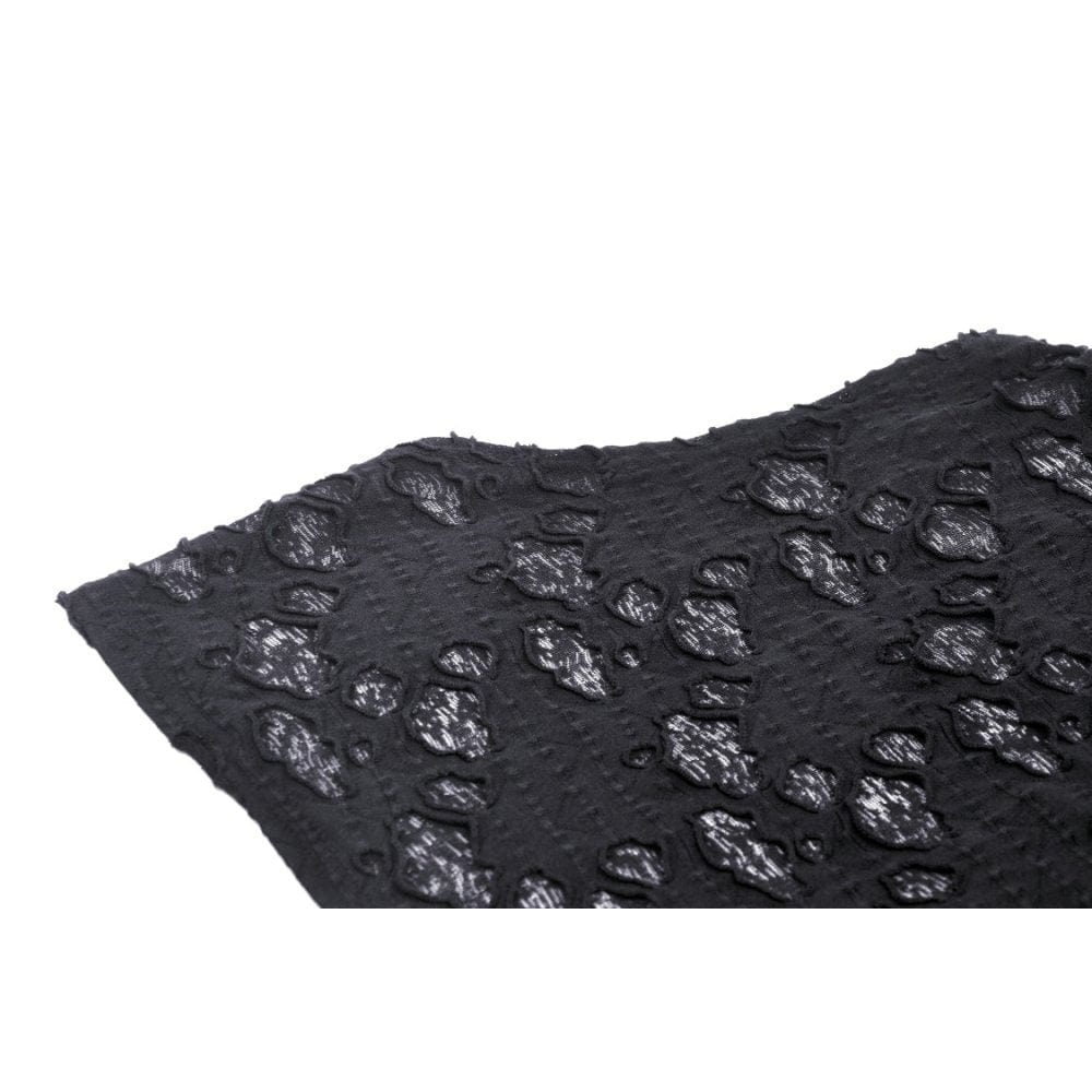 Women's Punk Turtleneck Strappy Ripped Top - Image 12