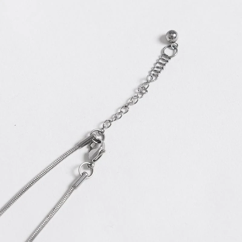 Women's Punk Weird Sci-fi Alien Necklace White - Image 10