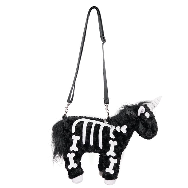Women's Punk Zebra Fluffy Bag - Image 4