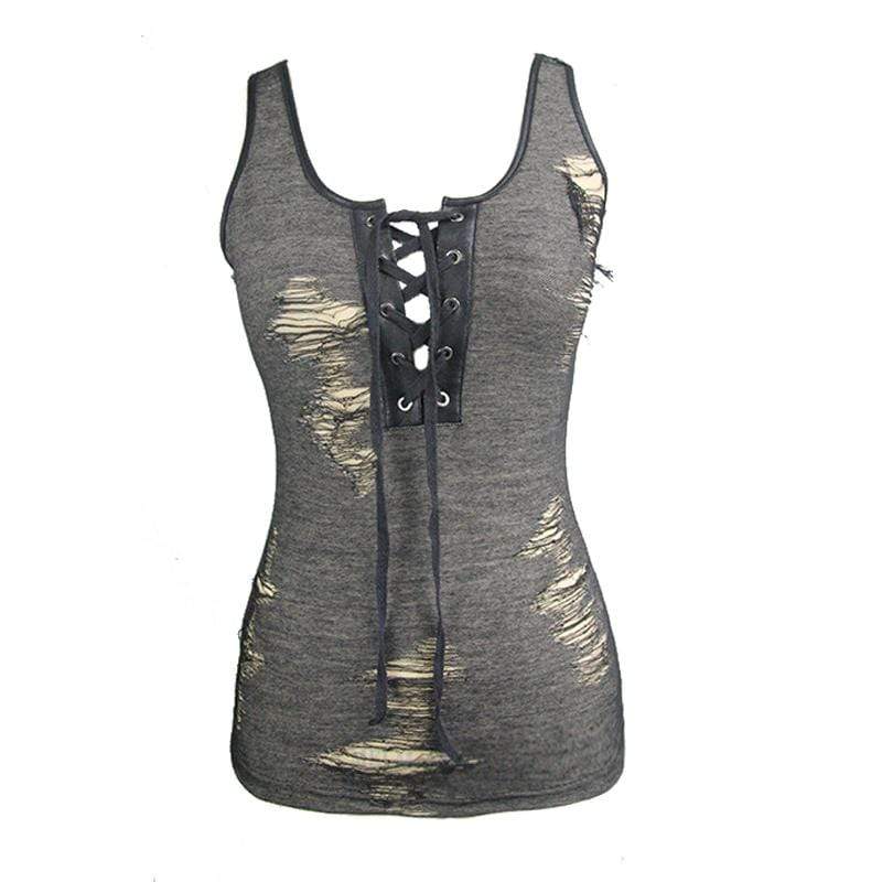 Women's Short Grunge Top - Image 4