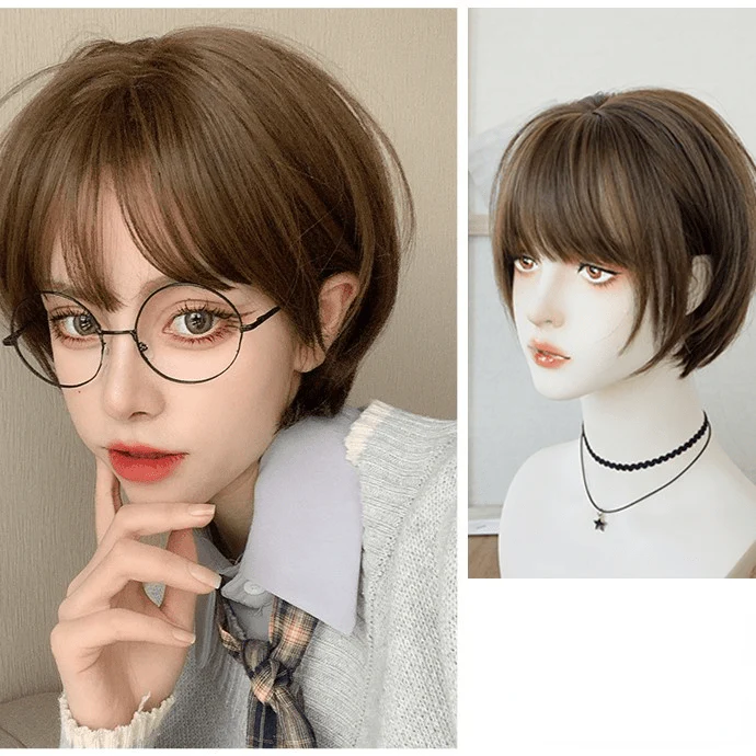 Women's Silky Short Synthetic Hair Wig - Image 4