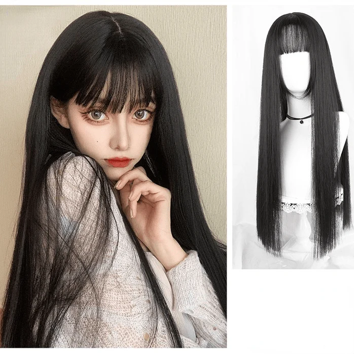 Women's Silky Straight Synthetic Hair Wig - Image 3