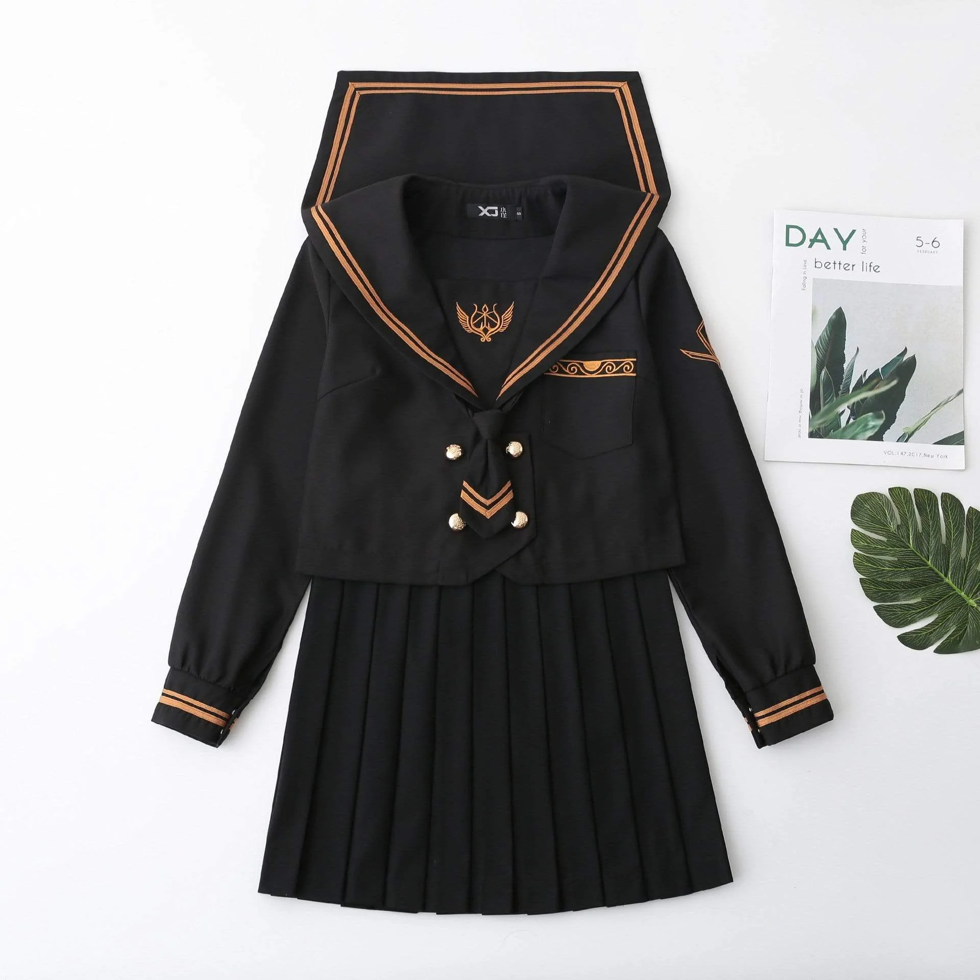 Women's Star and Moon Compass Women JK Uniform Sailor Suits - Image 4