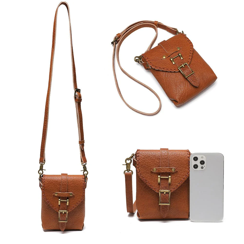 Women's Steampunk Buckle Stitch Mini Bag - Image 4