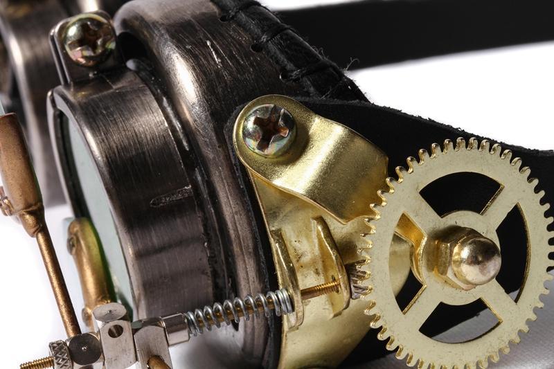 Women's Steampunk Gear Buckle Goggle - Image 10