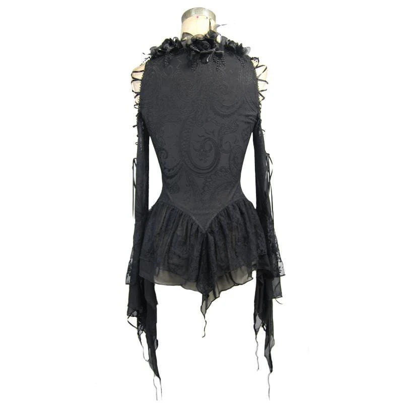 Women's Vintage Goth Full Sleeve Top - Image 3