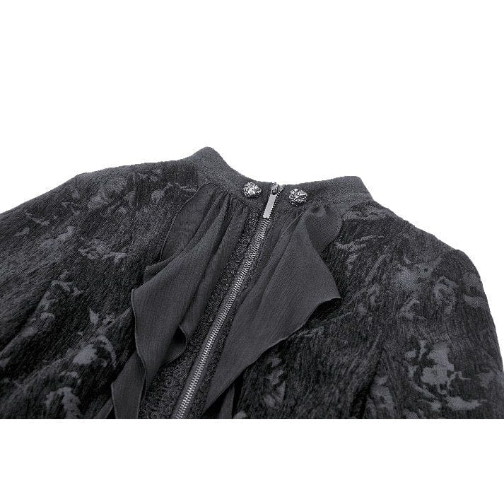 Women's Vintage Gothic Swallow-tailed Jacket - Image 11