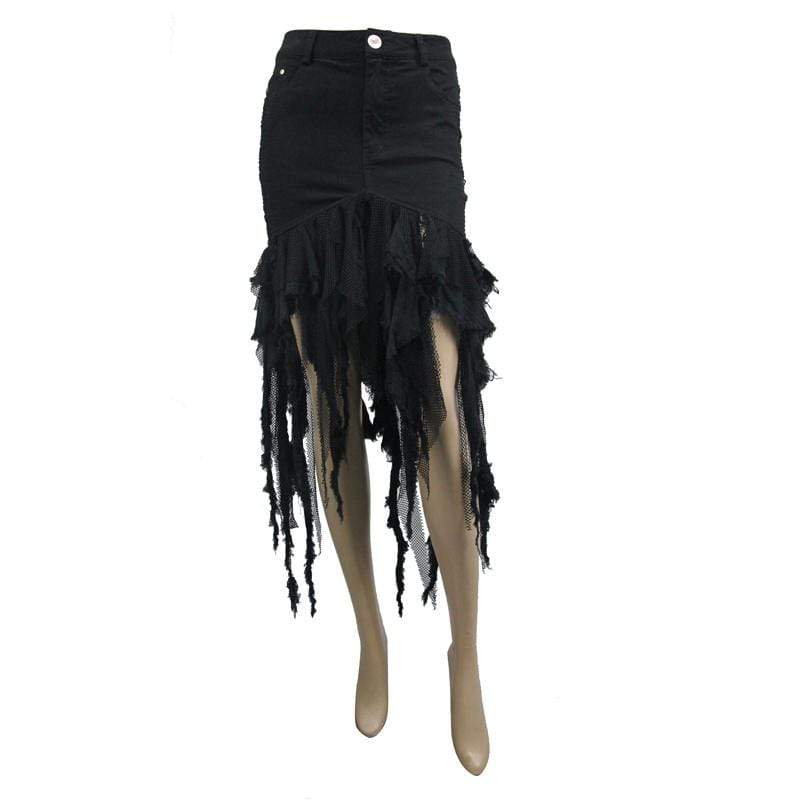 Women's Whispy Grunge Short Skirt - Image 4