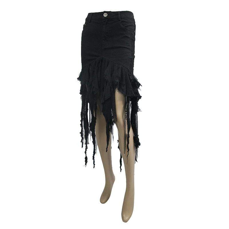 Women's Whispy Grunge Short Skirt - Image 5